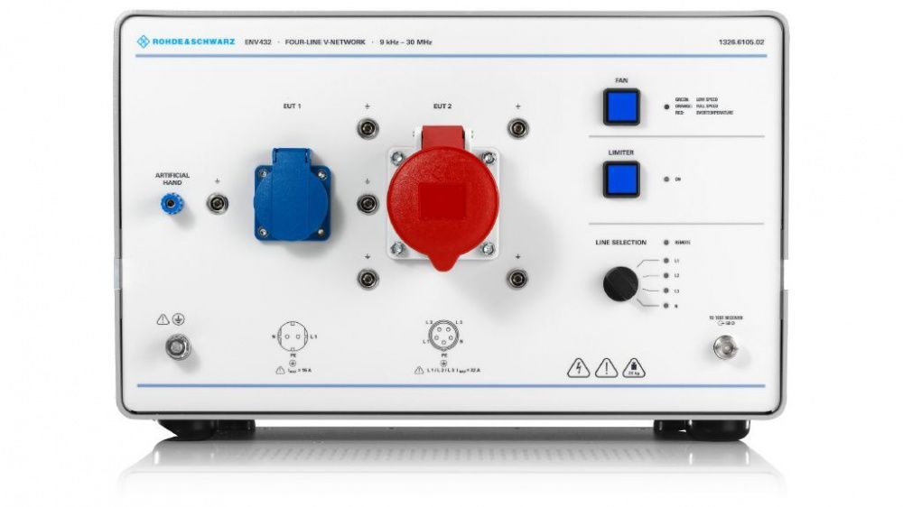 картинка R&S ENV432. Четырехпроводной V-образный эквивалент сети питания являющийся официальным дистрибьютором в России 
