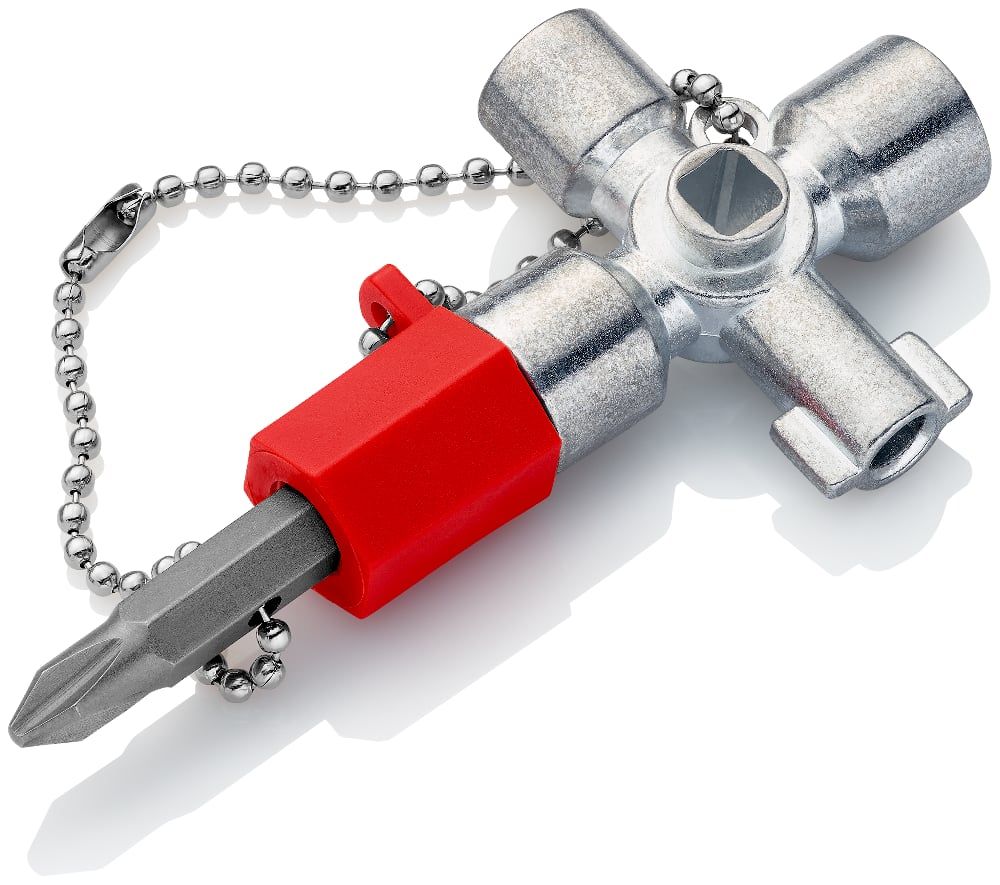 картинка KNIPEX KN-001102. Ключ для электрошкафов являющийся официальным дистрибьютором в России 