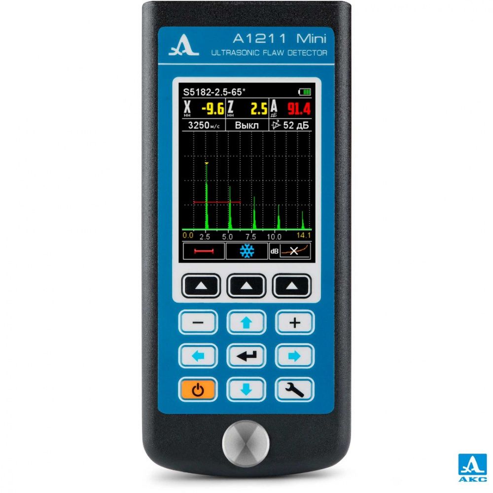картинка АКС А1211 MINI (1118). Электронный блок ультразвукового дефектоскопа со встроенным аккумулятором являющийся официальным дистрибьютором в России 