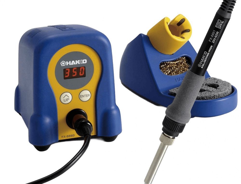 картинка Hakko FX-888D (70 Вт). Паяльная станция магазин Одежда+ являющийся официальным дистрибьютором в России 