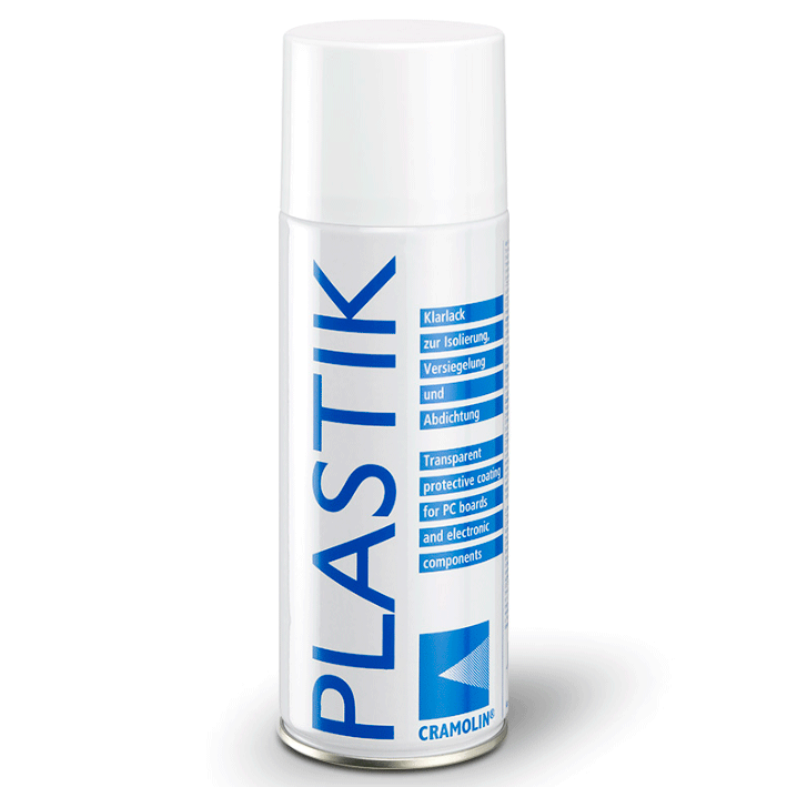 картинка CRAMOLIN Plastik. Прозрачное акриловое защитное покрытие для печатных плат 400 мл являющийся официальным дистрибьютором в России 