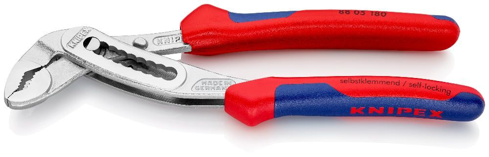 картинка KNIPEX KN-8805180 / Alligator. Клещи сантехнические (переставные-трубные) являющийся официальным дистрибьютором в России 