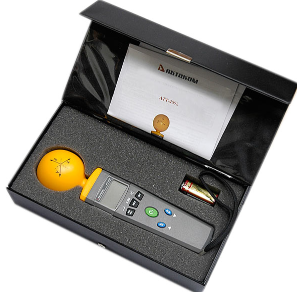 картинка АКТАКОМ АТТ-2592. Измеритель уровня электромагнитного фона являющийся официальным дистрибьютором в России 