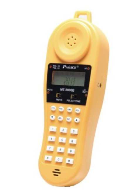 картинка ProsKit MT-8006B. Тестер телефонной линии являющийся официальным дистрибьютором в России 