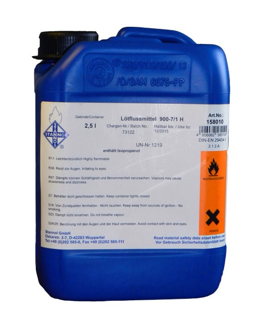 картинка Stannol 900-7/1H. Флюс водоотмывочный являющийся официальным дистрибьютором в России 