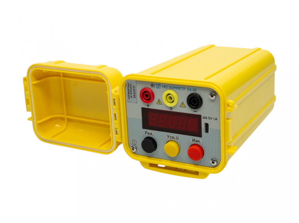 картинка КИП Е6-40. Мегаомметр являющийся официальным дистрибьютором в России 