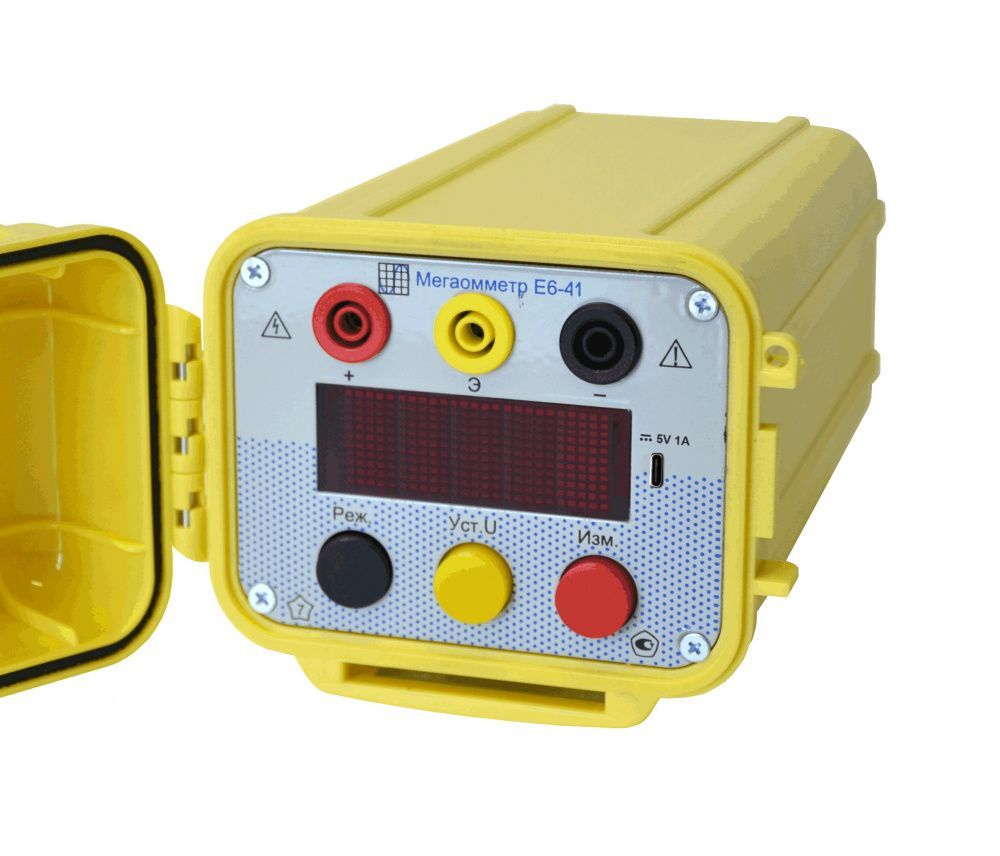 картинка КИП Е6-41. Мегаомметр являющийся официальным дистрибьютором в России 