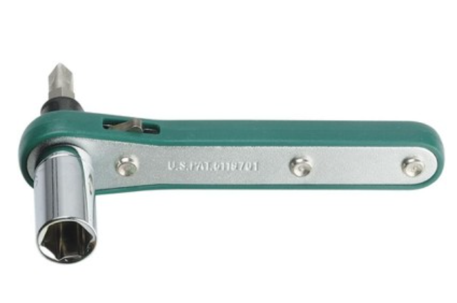 картинка ProsKit 1PK-202A. Двухсторонняя трещотка являющийся официальным дистрибьютором в России 