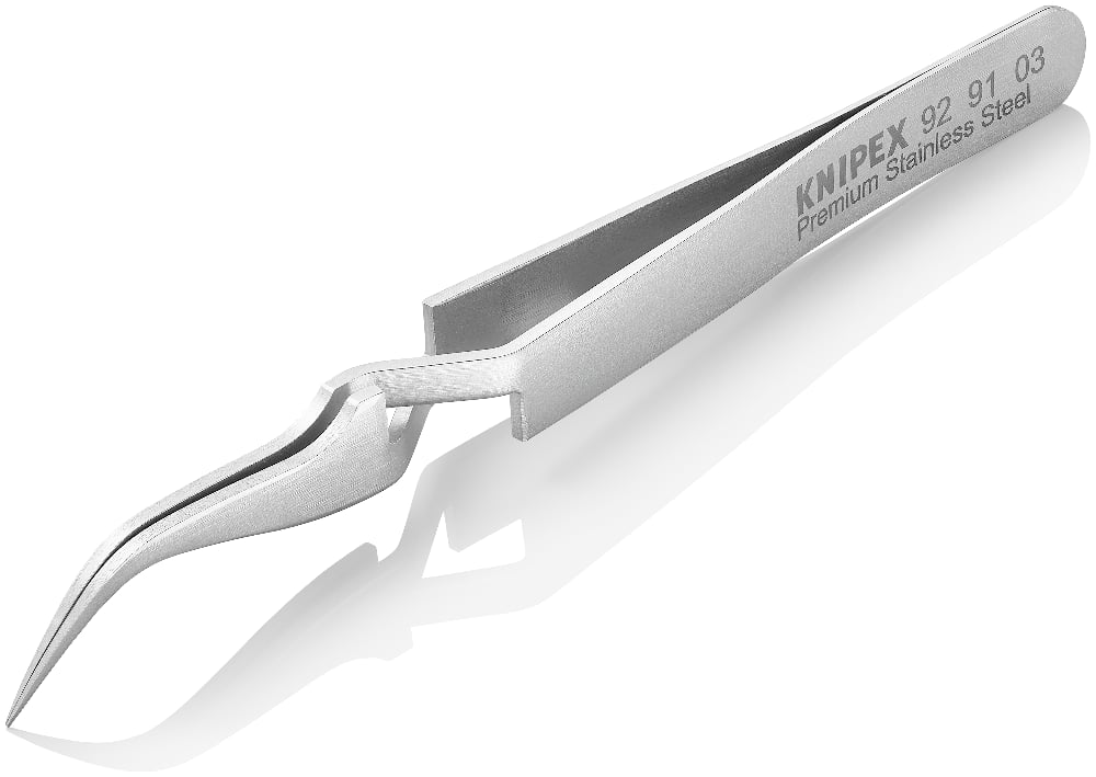 картинка KNIPEX KN-929103. Пинцет крестовидный прецизионный являющийся официальным дистрибьютором в России 