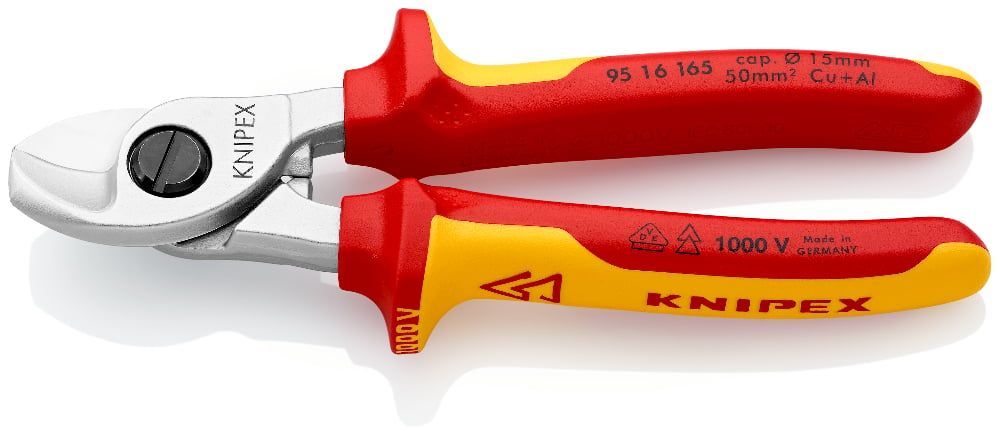 картинка KNIPEX KN-9516165. Кабелерезы диэлектрические являющийся официальным дистрибьютором в России 
