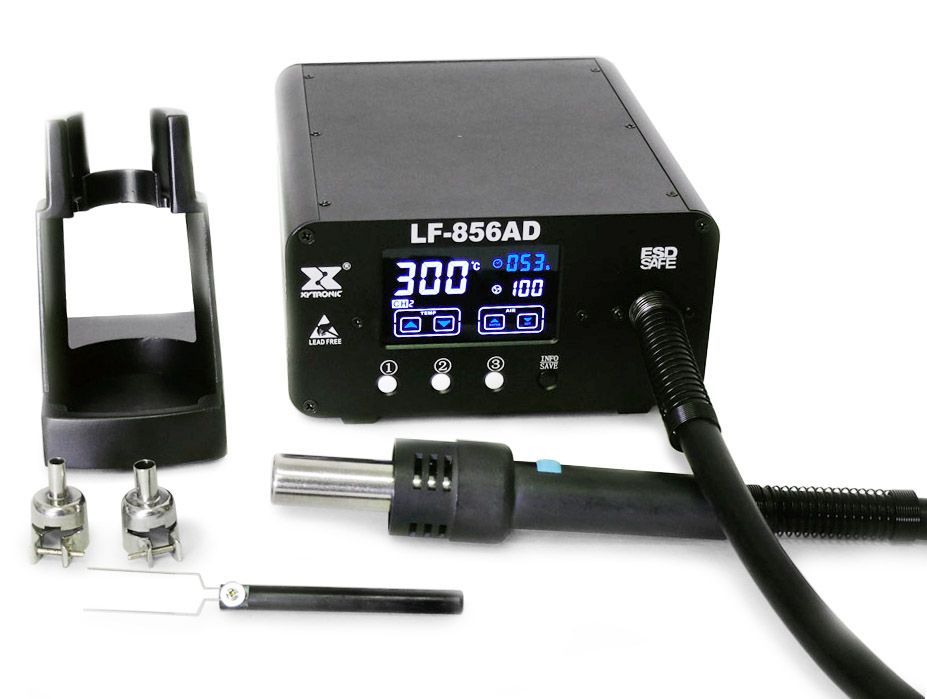 картинка Xytronic LF-856AD (1300 Вт). Термовоздушная паяльная станция являющийся официальным дистрибьютором в России 