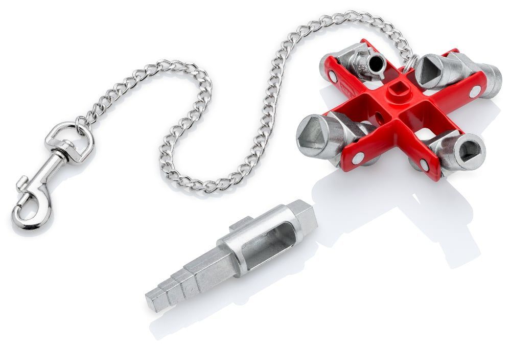 картинка KNIPEX KN-001106V01. Ключ для электрошкафов являющийся официальным дистрибьютором в России 