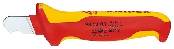 картинка KNIPEX KN-985303. Нож для кабеля VDE являющийся официальным дистрибьютором в России 