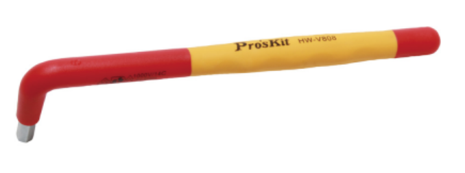 картинка ProsKit HW-V808. Торцевой ключ (1000 В - VDE) являющийся официальным дистрибьютором в России 
