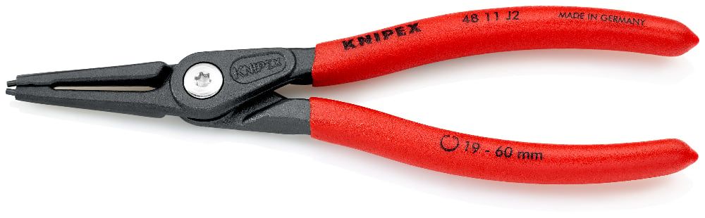 картинка KNIPEX KN-4811J2. Прецизионные щипцы для внутренних стопорных колец являющийся официальным дистрибьютором в России 