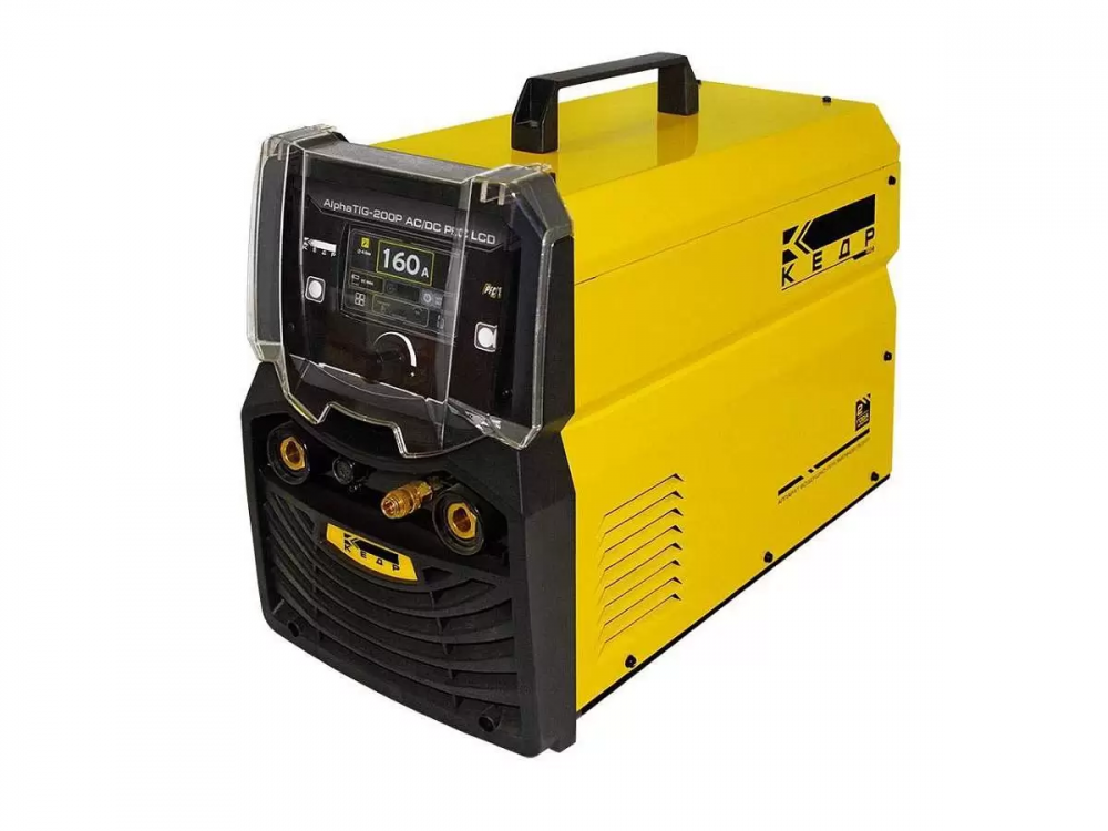 картинка КЕДР AlphaTIG-200P AC/DC PFC LCD (230В, 5-200А). Установка аргонодуговой сварки являющийся официальным дистрибьютором в России 