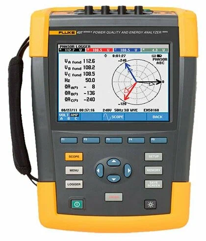картинка Fluke 437 / Series II. Портативный анализатор ПКЭ трехфазный являющийся официальным дистрибьютором в России 
