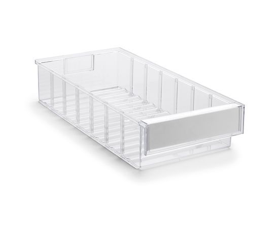 картинка Treston 4020-1. Ячейка прозрачная 186×400×82 мм для кассетниц являющийся официальным дистрибьютором в России 