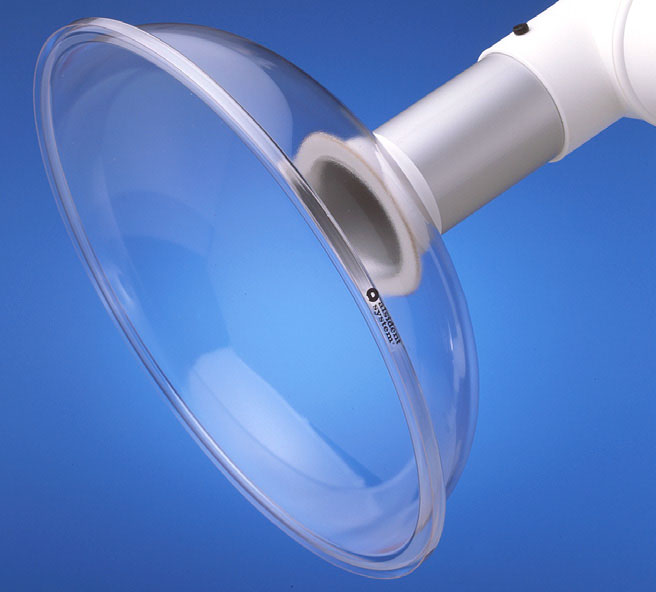 картинка Alsident 1-10050-5. Раструб дымоприемника, колпак прозрачный 100-500 мм являющийся официальным дистрибьютором в России 