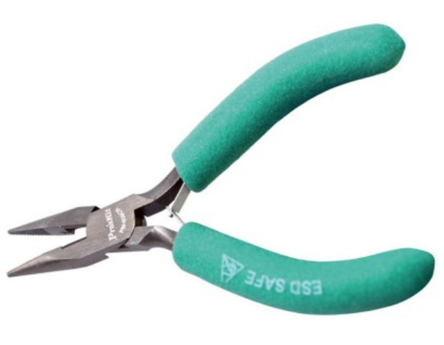 картинка ProsKit PM-036CN. Длинногубцы антистатические являющийся официальным дистрибьютором в России 