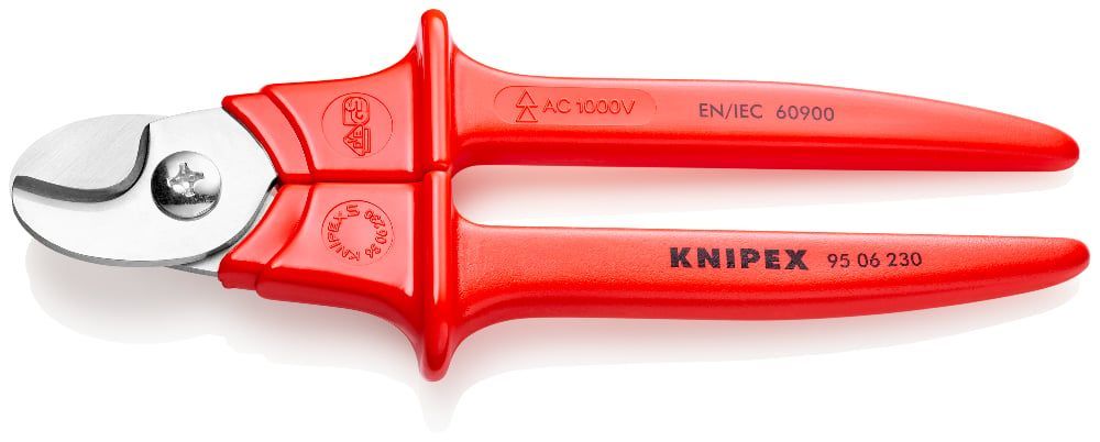 картинка KNIPEX KN-9506230. Кабелерезы диэлектрические являющийся официальным дистрибьютором в России 