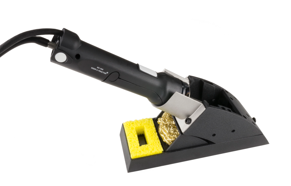 картинка PACE SX-100 (6993-0213). Вакуумный паяльник с подставкой и наконечником (черный разъем) являющийся официальным дистрибьютором в России 