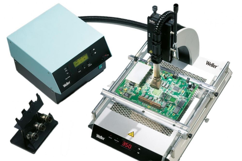 картинка Weller WHA 3000PS (700 Вт). Конвекционно-инфракрасная паяльная станция BGA являющийся официальным дистрибьютором в России 