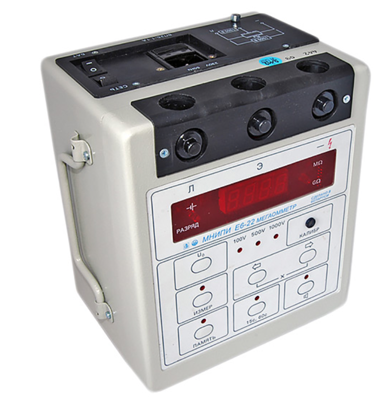 картинка МНИПИ Е6-22. Мегаомметр являющийся официальным дистрибьютором в России 