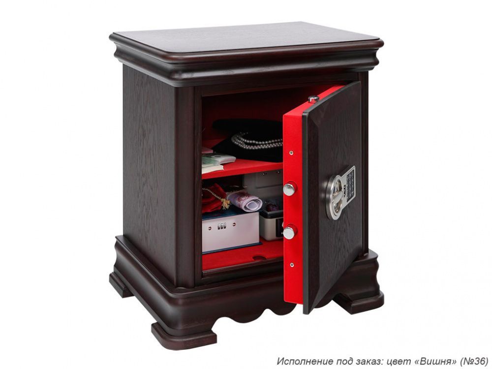 картинка VALBERG 46 EL Д. Сейф эксклюзивный взломостойкий в дереве серии Карат являющийся официальным дистрибьютором в России 