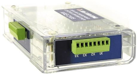 картинка АКТАКОМ AAE-2185. Матричный контролер - коммутатор силовых линий 4-х канальный являющийся официальным дистрибьютором в России 