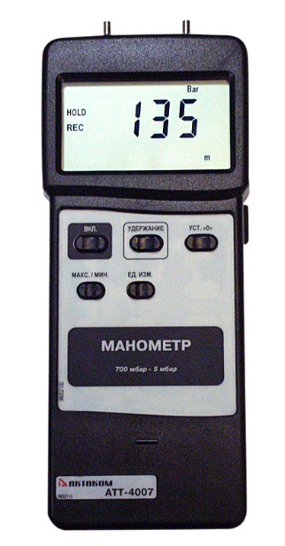 картинка АКТАКОМ АТТ-4007. Манометр с выходом на РС являющийся официальным дистрибьютором в России 