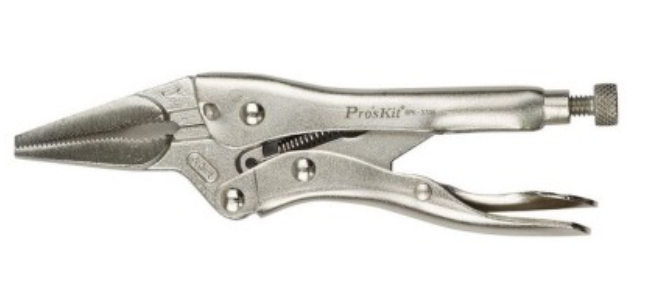 картинка ProsKit 8PK-378B. Клещи зажимные удлиненные являющийся официальным дистрибьютором в России 