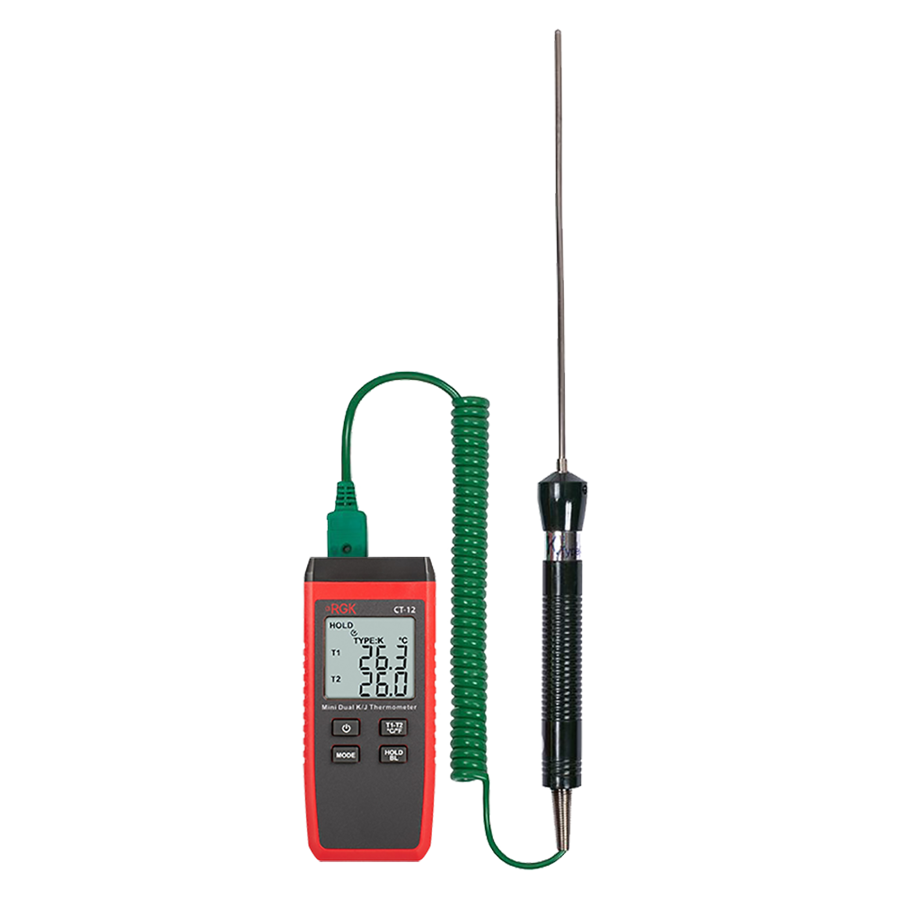 картинка RGK CT-12 (TR-10W). Термометр с погружным зондом температуры TR-10W являющийся официальным дистрибьютором в России 