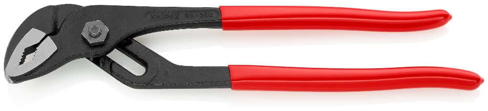картинка KNIPEX KN-8901250. Клещи сантехнические с гребенчатым шарниром (переставные-трубные) являющийся официальным дистрибьютором в России 