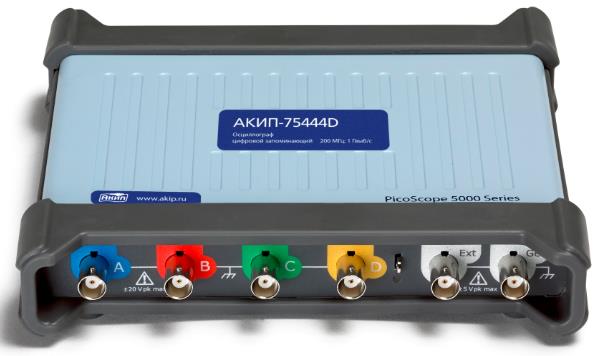 картинка АКИП 75443D. Осциллограф USB четырехканальный являющийся официальным дистрибьютором в России 