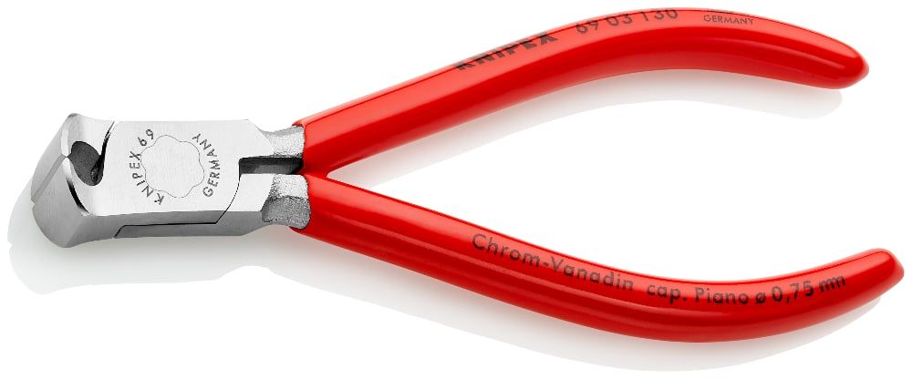 картинка KNIPEX KN-6903130. Кусачки торцевые для механиков являющийся официальным дистрибьютором в России 