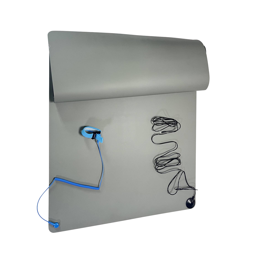 картинка NOVA TM-60120-G-KIT ESD. Антистатический настольный комплект серый 60×120 см являющийся официальным дистрибьютором в России 