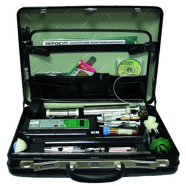 картинка Экрос № 2М6У. Лабораторный комплект для экспресс-анализа топлив (октанометр без поверки) являющийся официальным дистрибьютором в России 