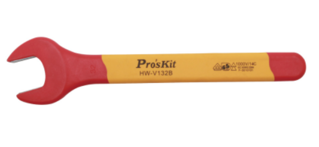 картинка ProsKit HW-V132B. Рожковый гаечный ключ диэлектрический являющийся официальным дистрибьютором в России 