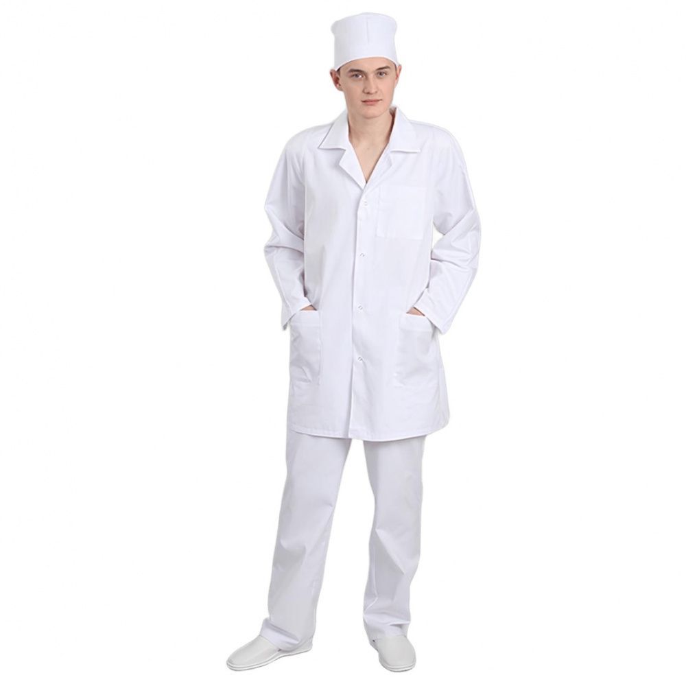 картинка ELK Б-251. Халат антистатический мужской являющийся официальным дистрибьютором в России 