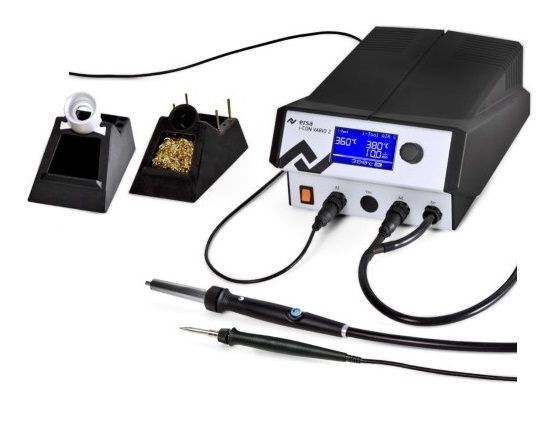 картинка Ersa i-Con Vario 2 0ICV2000AI (350 Вт). Двухканальная паяльная станция являющийся официальным дистрибьютором в России 
