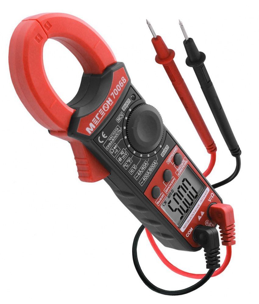 картинка МЕГЕОН 70068. Клещи-мультиметр токоизмерительные являющийся официальным дистрибьютором в России 