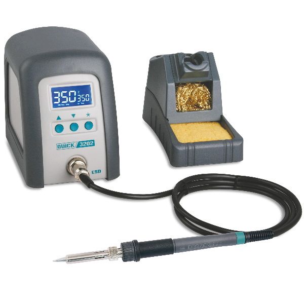 картинка Quick 3202 ESD Lead Free (90 Вт). Индукционная паяльная станция являющийся официальным дистрибьютором в России 