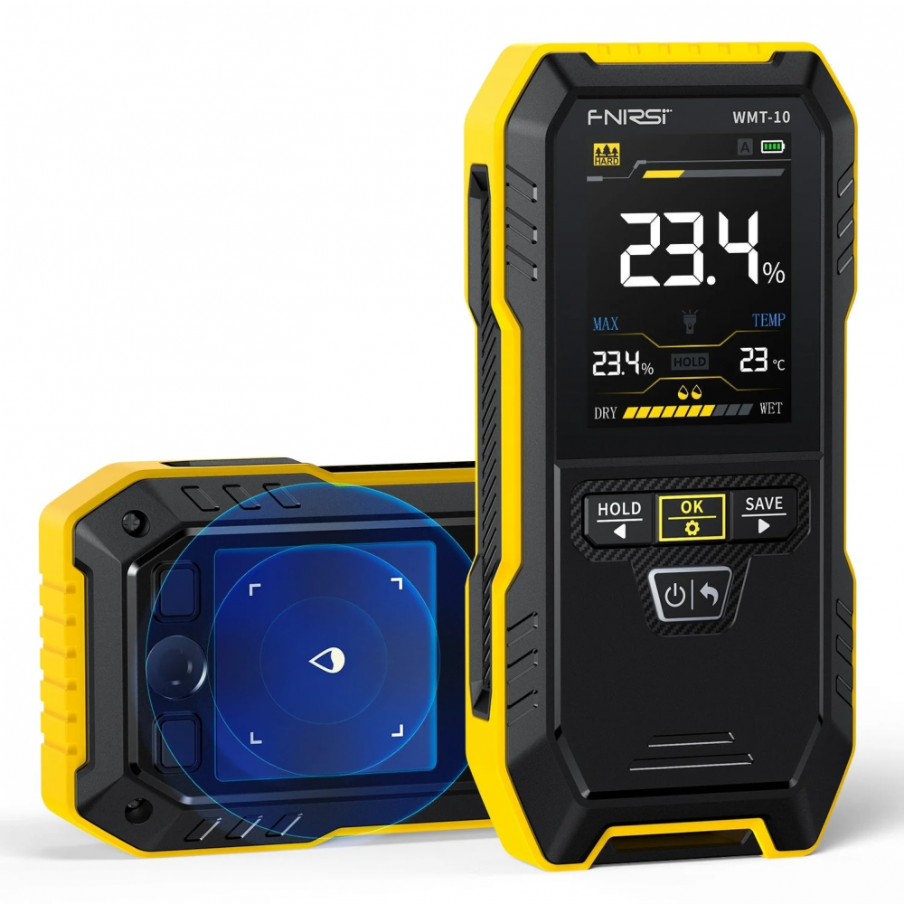 картинка FNIRSI WMT-10. Измеритель влажности древесины являющийся официальным дистрибьютором в России 