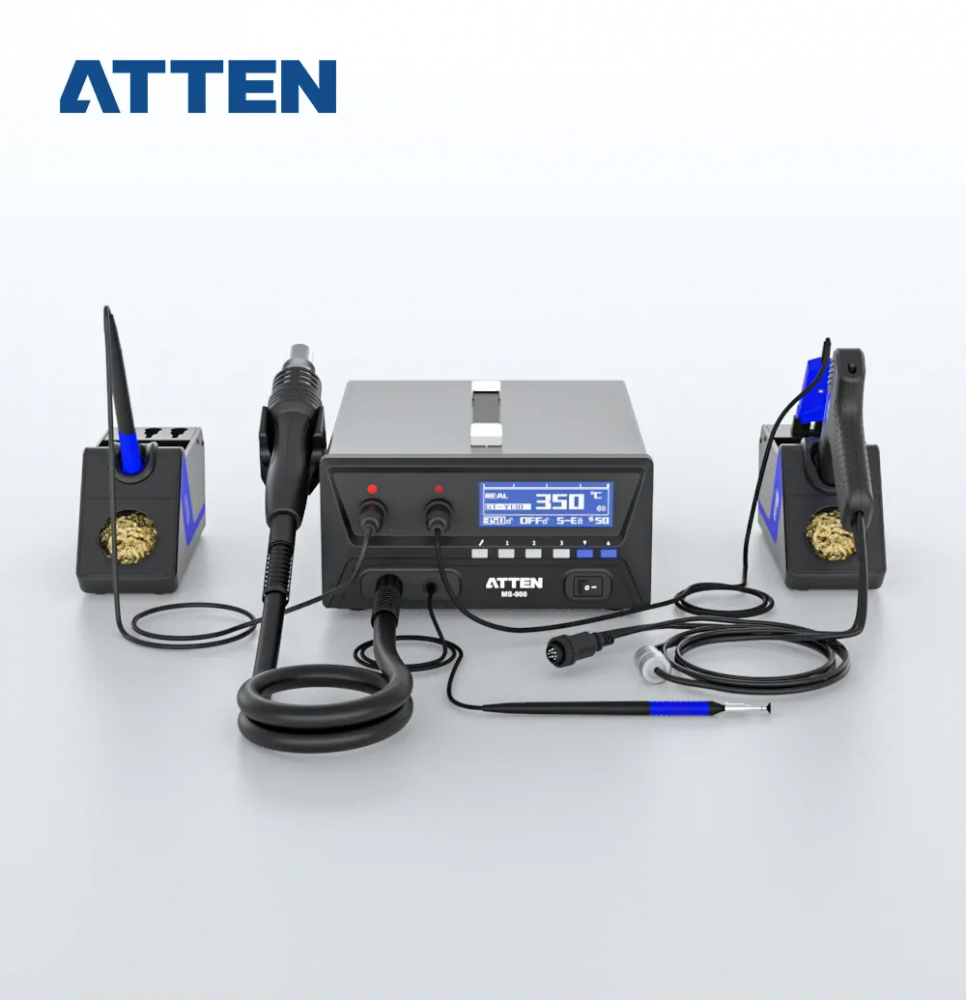 картинка Atten MS-900 (900 Вт). Станция паяльная ремонтная являющийся официальным дистрибьютором в России 