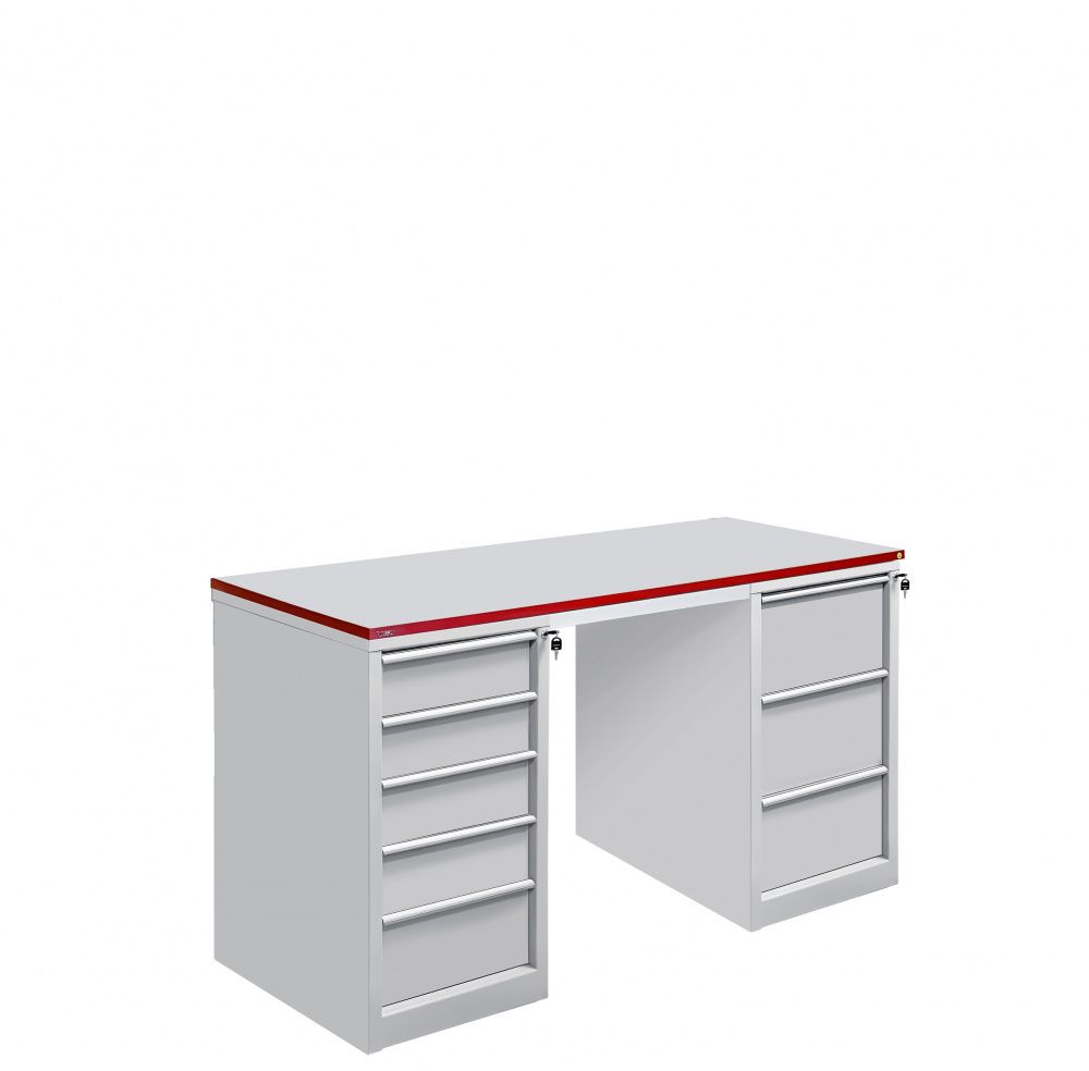 картинка Gresson СП-1500Т1Т1. Стол 1500×700 мм промышленный с тумбами Т1 серии СП-ТТ являющийся официальным дистрибьютором в России 