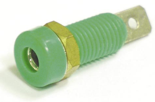 картинка АКТАКОМ 641-green. Гнездо (розетка) ⌀4 мм являющийся официальным дистрибьютором в России 