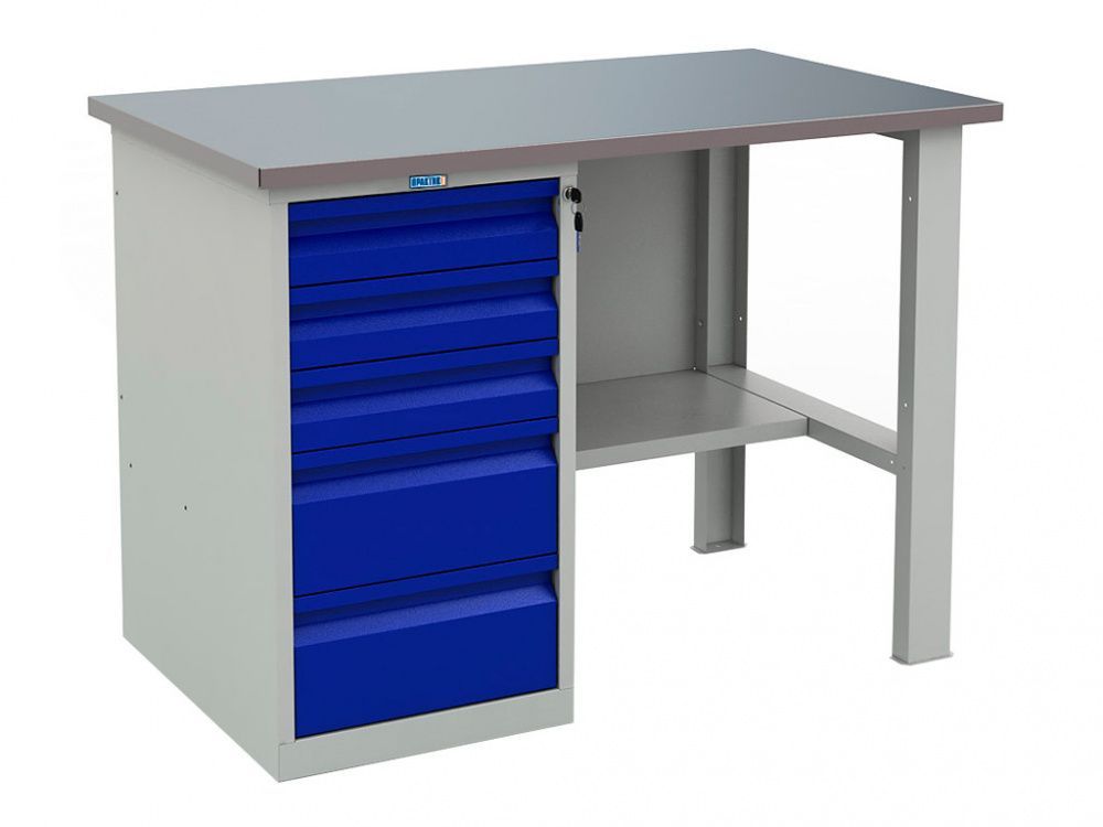 картинка ПРАКТИК (№ 202) WT120.WD5/F1.000. Верстак серии PROFI W являющийся официальным дистрибьютором в России 