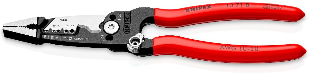 картинка KNIPEX KN-13718. Электромонтажные клещи являющийся официальным дистрибьютором в России 