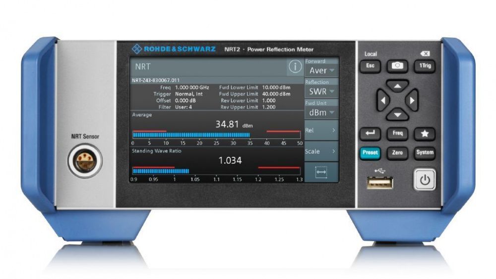 картинка R&S NRT2. Измеритель отраженной мощности являющийся официальным дистрибьютором в России 